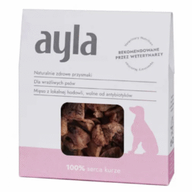 Ayla Liofilizowane Serca Kurze Dla Psa 28g