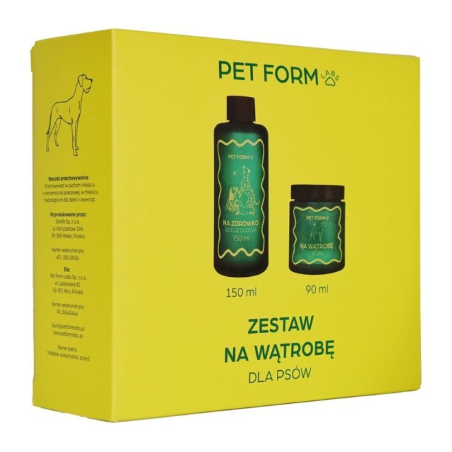 Pet Form Labs Zestaw na wątrobę (90ml+150ml) - obrazek 2