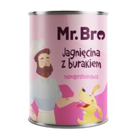 Mr. Bro Jagnięcina z Burakiem 800g – Monoproteinowa