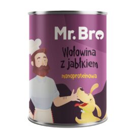 Mr. Bro Wołowina z Jabłkiem 800g - Monoproteinowa