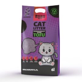 Żwirek Tofu Biodegradowalny 2,5kg/6L Lawenda
