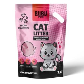Żwirek silikonowy dla kotów Micro Diamonds różowy 3,8L/1,5kg