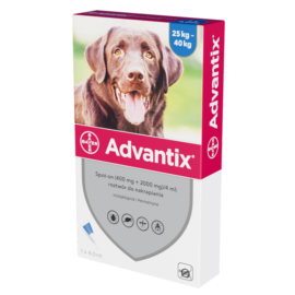 Bayer Advantix Spot-on 25-40 kg na kleszcze i pchły
