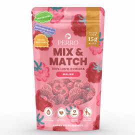 Perro MIX & MATCH Malina Przysmaki Liofilizowane 15g