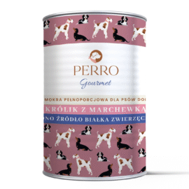 Perro Gourmet Karma Mokra Królik Z Marchewką