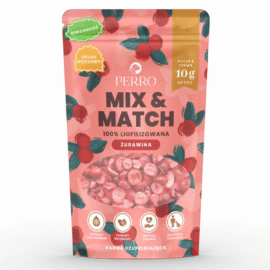 Perro MIX & MATCH Przysmaki Liofilizowane Żurawina 10g