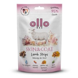 Ollo Air Dried Skin & Coat Lamb Strips 80g - Funkcjonalne