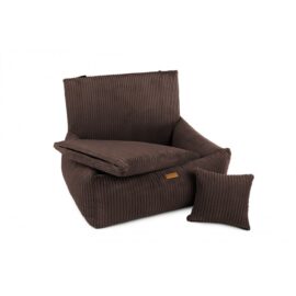 Denzoo Fotelik Samochodowy Brązowy - Milano Brown