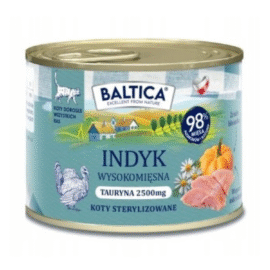 Baltica Karma Mokra Dla Kota Indyk 185g