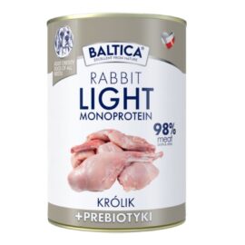 Baltica Mono LIGHT Królik - Karma Mokra 400g