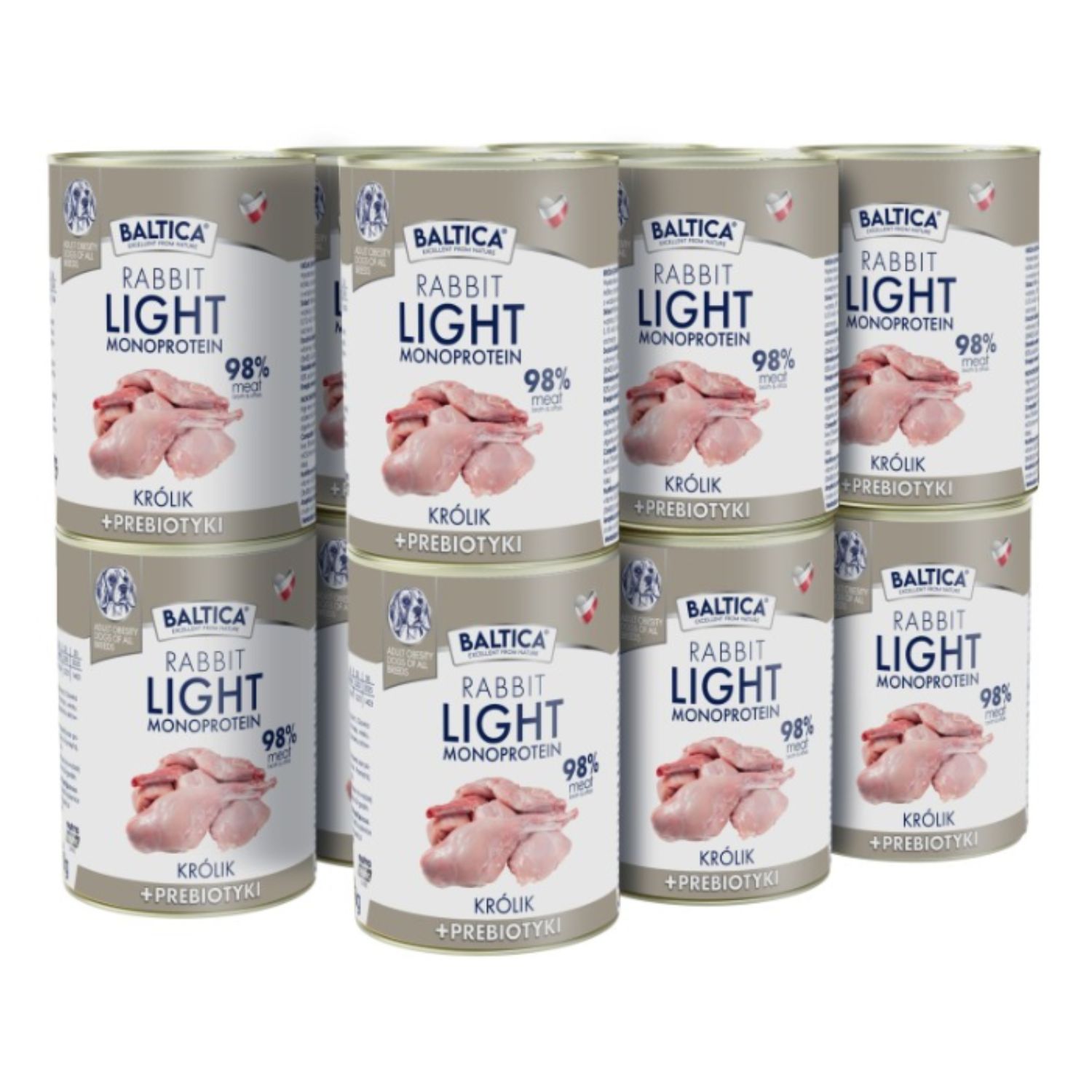 Baltica Mono LIGHT Królik - Karma Mokra 400g - obrazek 4