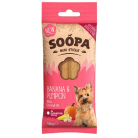 SOOPA Dental Stick Mini Banan i Dynia (100g)