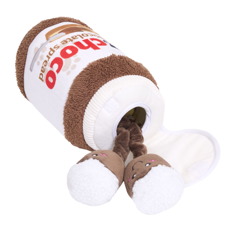 ZippyPaws pluszowa norka Nutella - obrazek 3
