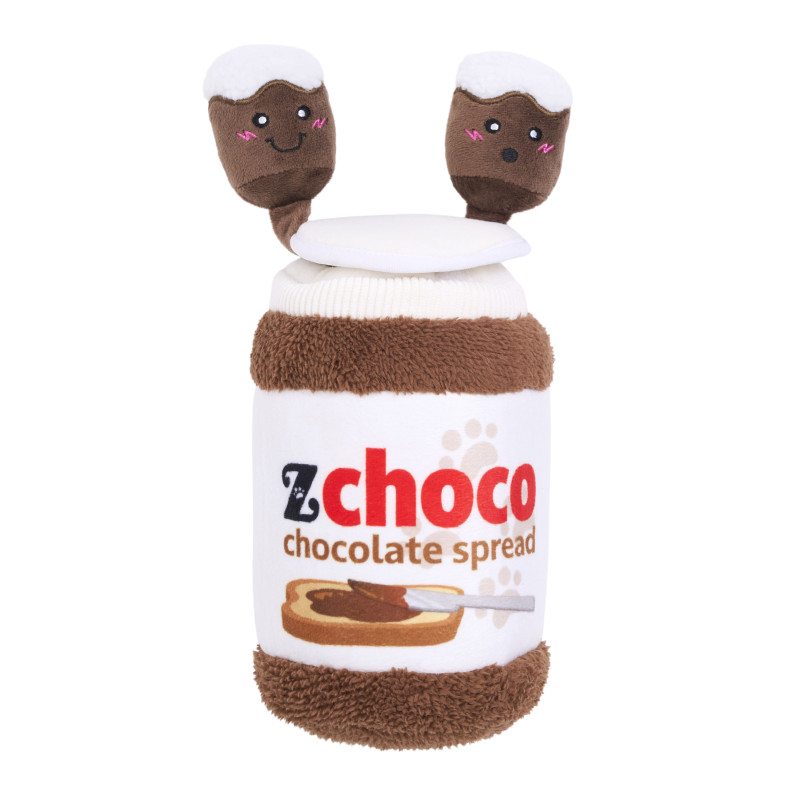 ZippyPaws pluszowa norka Nutella - obrazek 2
