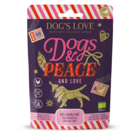 DOG'S LOVE Peace & Love Ekologiczne Przysmaki 150g