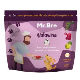 Mr. Bro monoproteinowa Sucha Karma Dla Psów Dorosłych Z Wołowiną