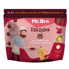 Mr.Bro Monoproteinowa Sucha Karma Dla Psów Dorosłych Z Dziczyzną