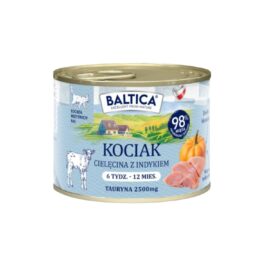 Baltica Mokra Karma dla Kociąt – Cielęcina z Indykiem 185g