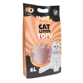 Żwirek Tofu Brzoskwinia 2,5 kg (6 L)- Biodegradowalny