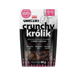 Uniszki Crunchy Soft  – Królik z miętą i pokrzywą 80g