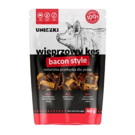 Uniszki  Wieprzowy Kęs – Becon Style 100% jelita wieprzowe 40g
