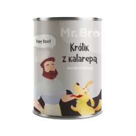 Mr. Bro Królik z Kalarepą 400g - Monoproteinowa