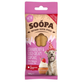 Soopa Dental Sticks Truskawka & Kokos 100g