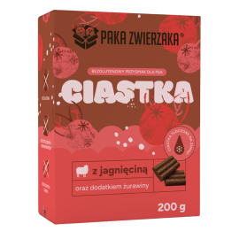 Paka Zwierzaka Ciastka Jagnięcina z Żurawiną 200g