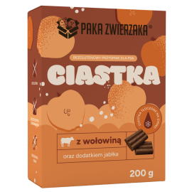 Paka Zwierzaka Ciastka Wołowina z Jabłkiem 200g