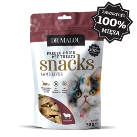 Dr Malou 100% Liofilizowana Wątroba Jagnięca 50g