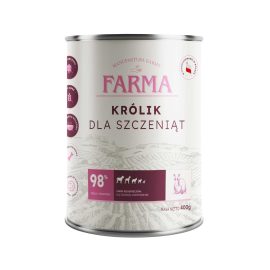 FARMA Select Królik Dla Szczeniąt 400g – mokra karma