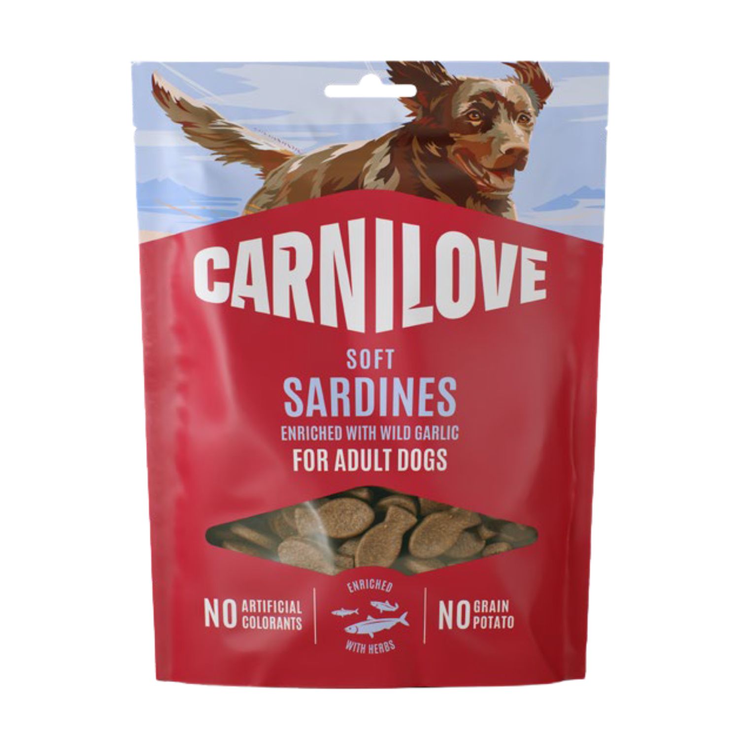 Carnilove Soft Snack Sardynki z czosnkiem niedźwiedzim 200 g