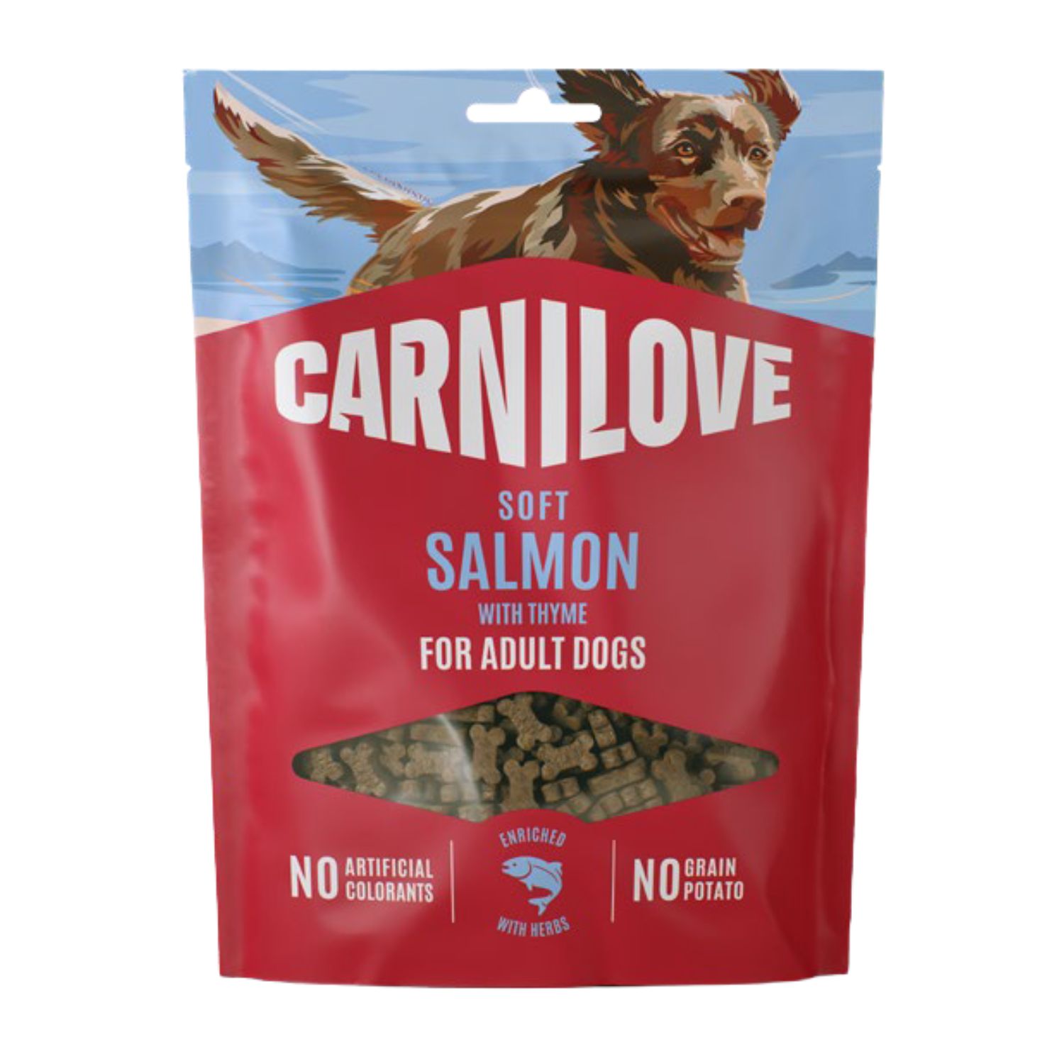 Carnilove Soft Snack łosoś z tymiankiem small bite 200 g