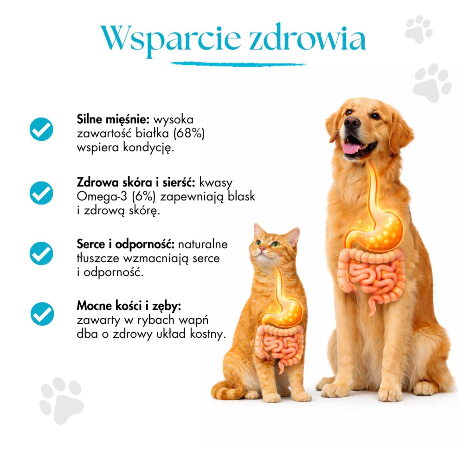 Dr Malou 100% Kapelan liofilizowany dla psa i kota 80g - obrazek 7