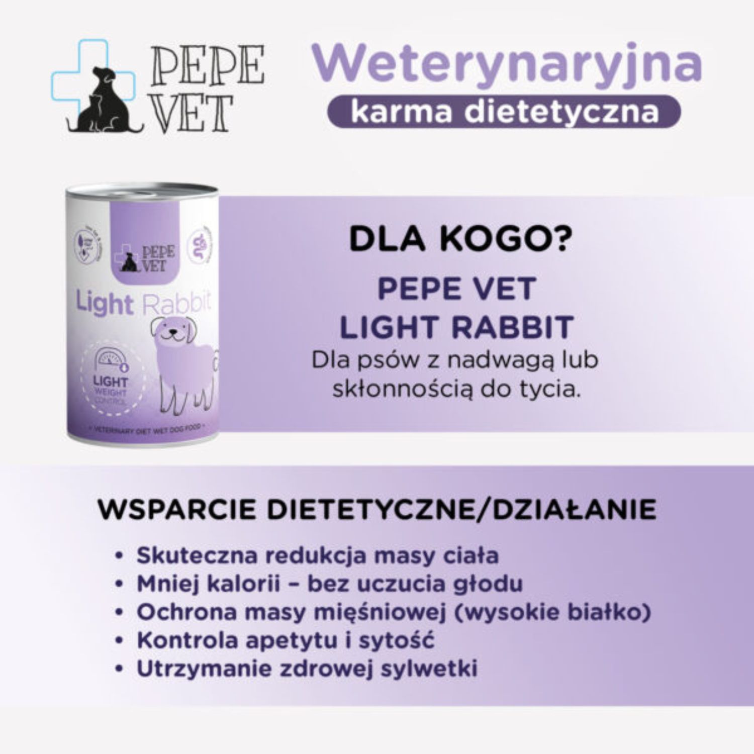 PEPE VET Light Rabbit Królik 400g - obrazek 5