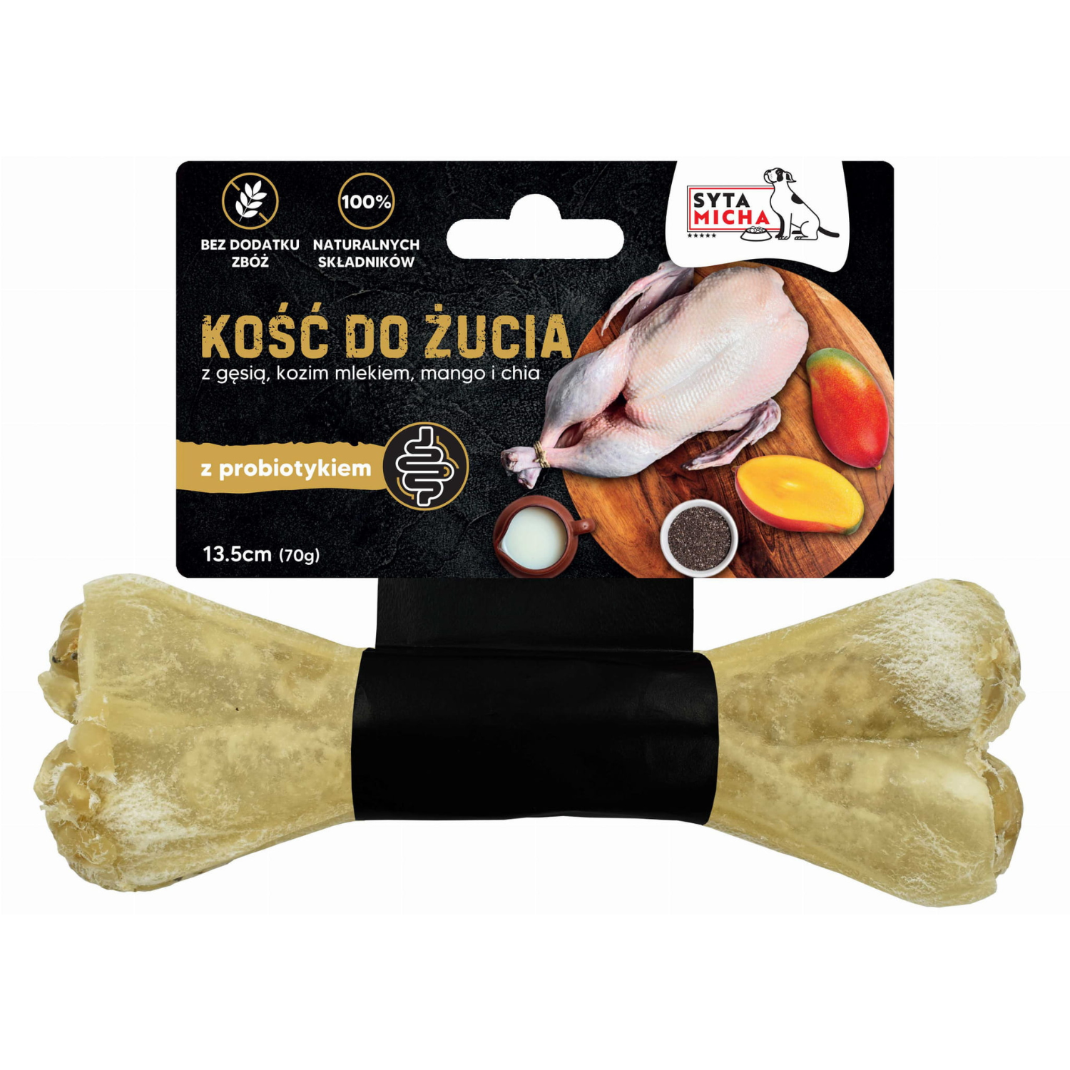 Syta Micha Kość do żucia z probiotykiem 13