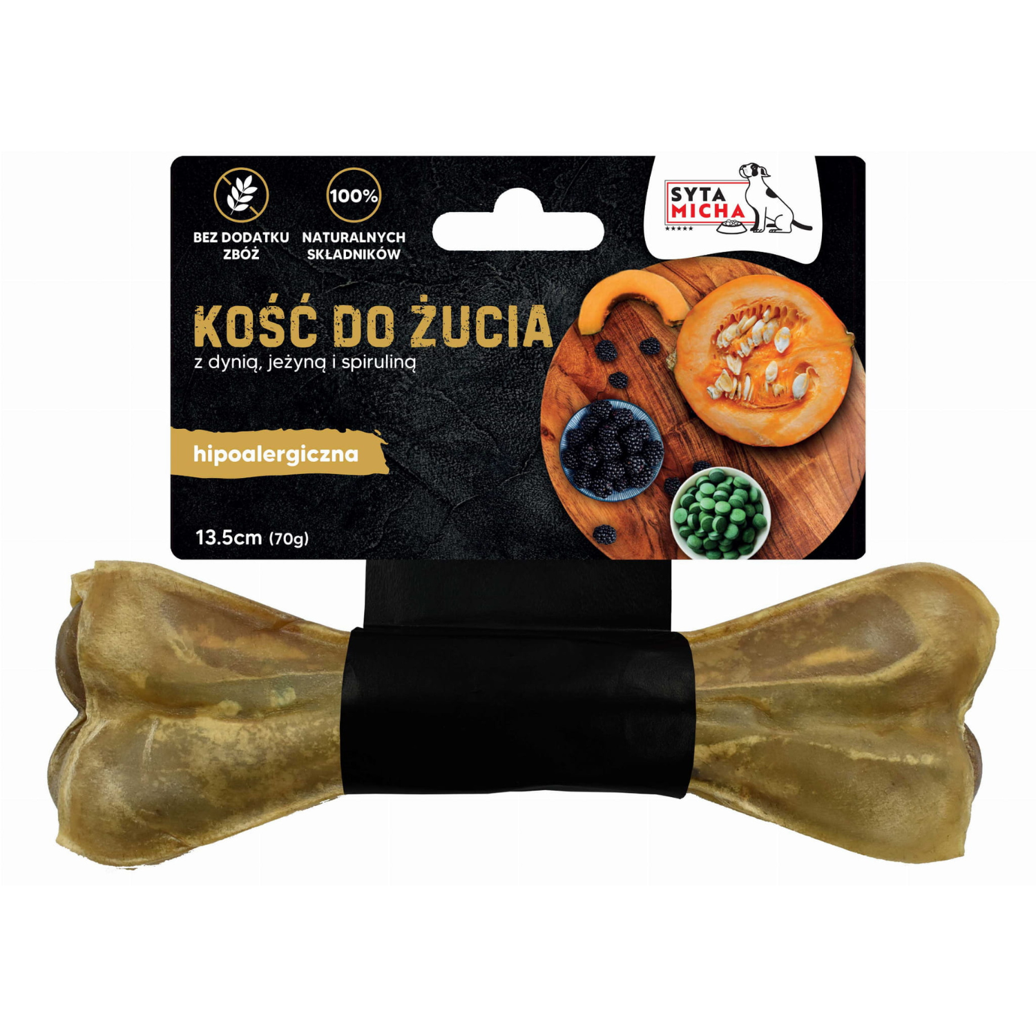 Syta Micha Kość do żucia hipoalergiczna z koniną 13