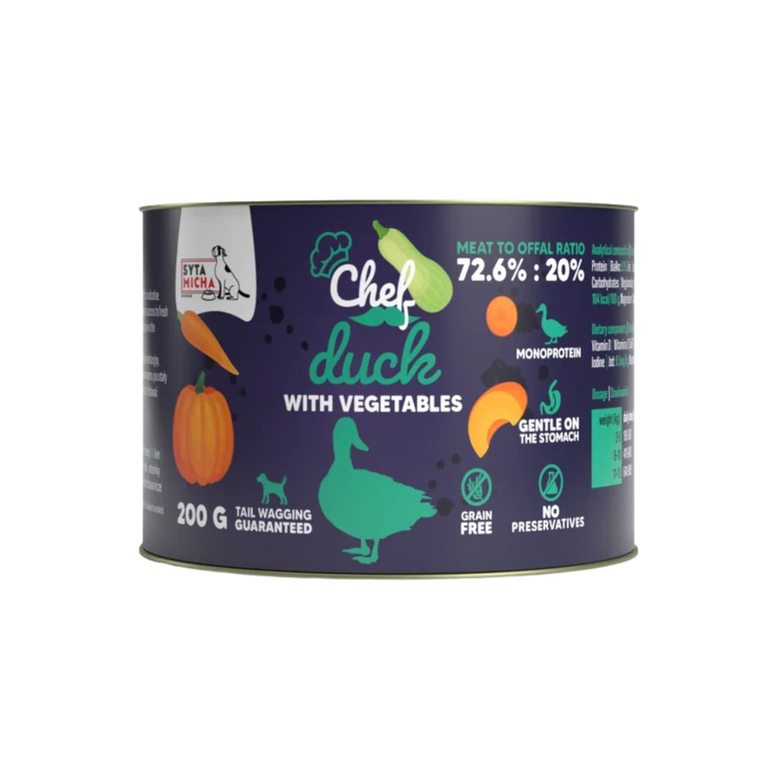 Syta Micha Chef Karma Mokra Kaczka - obrazek 2