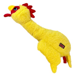 Kong Scruffs Kurczak – pluszowa zabawka dla psa M/L