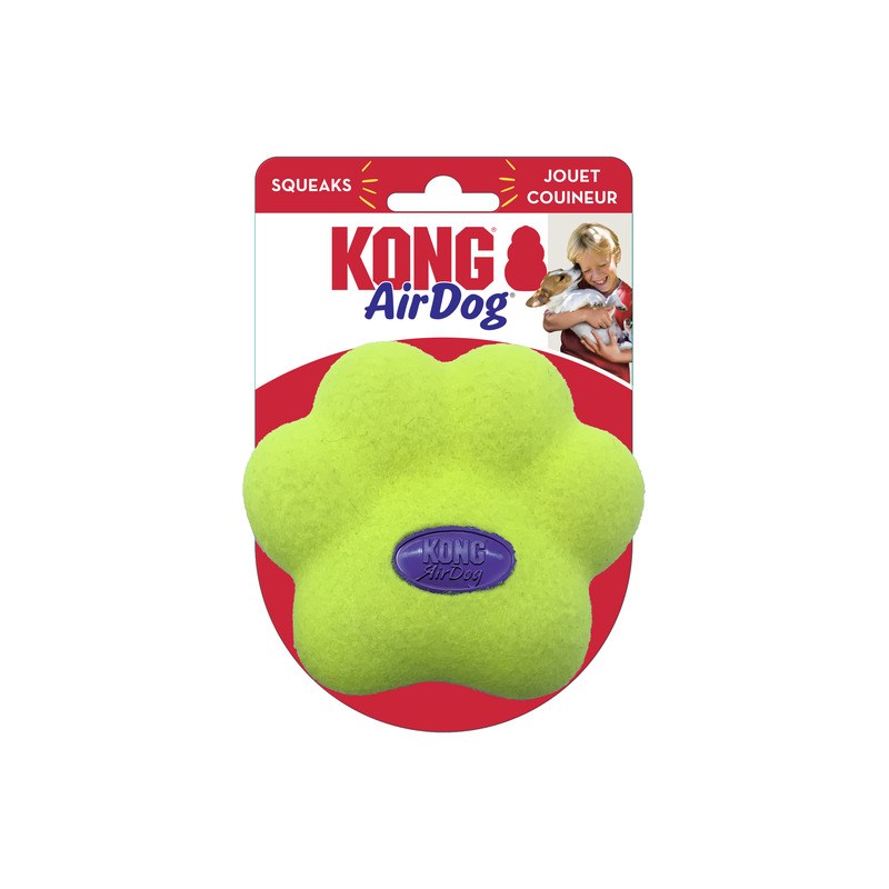 Kong AirDog Squeaker – piłka do aportu dla psa M
