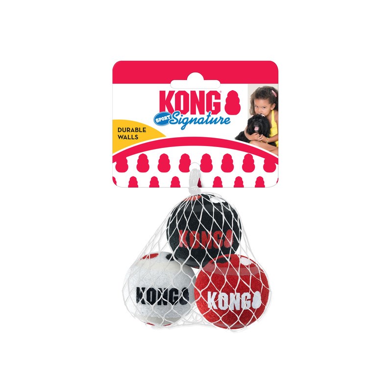 Kong Signature Sport Balls – pluszowa zabawka dla psa