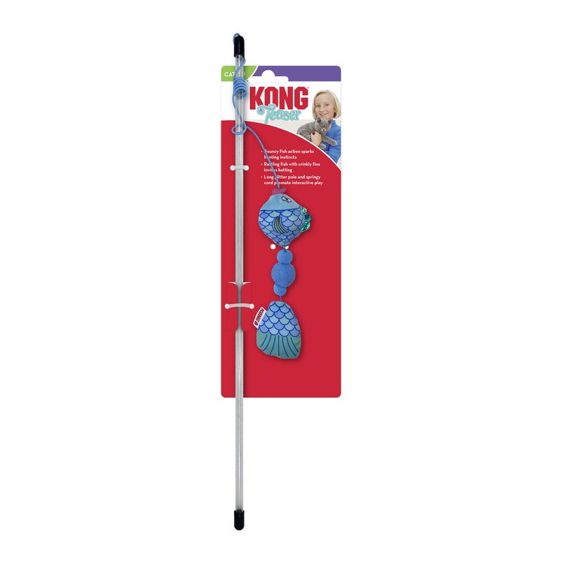 Kong Teaser Scratcher Scrattles Rybka – zabawka dla kota