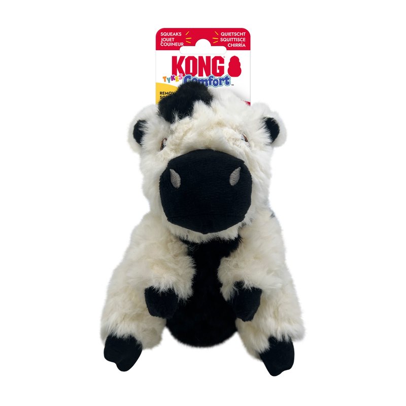 Kong Comfort Tykes Krowa – pluszowa zabawka dla psa S
