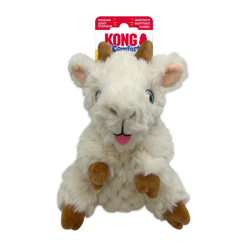Kong Comfort Tykes Koza – pluszowa zabawka dla psa S
