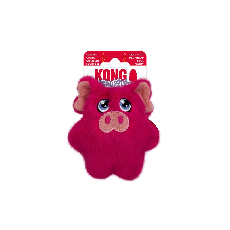 Kong Snuzzles Świnka Mini – pluszowa zabawka dla psa XS