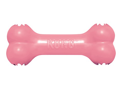 Kong Goodie Bone Puppy – gumowy gryzak na przysmaki dla psa S