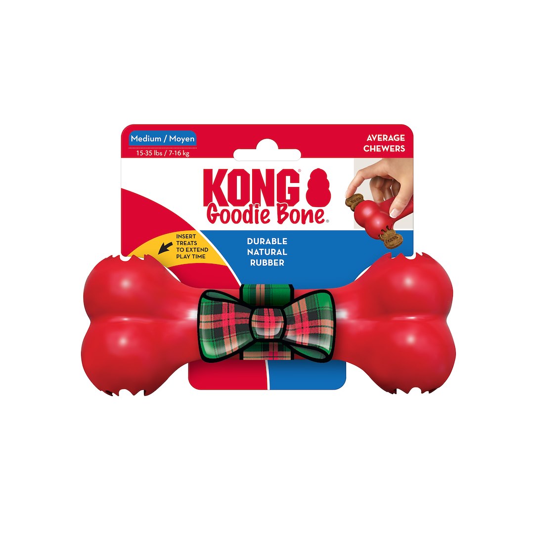 Kong Goodie – gumowy gryzak na przysmaki dla psa M