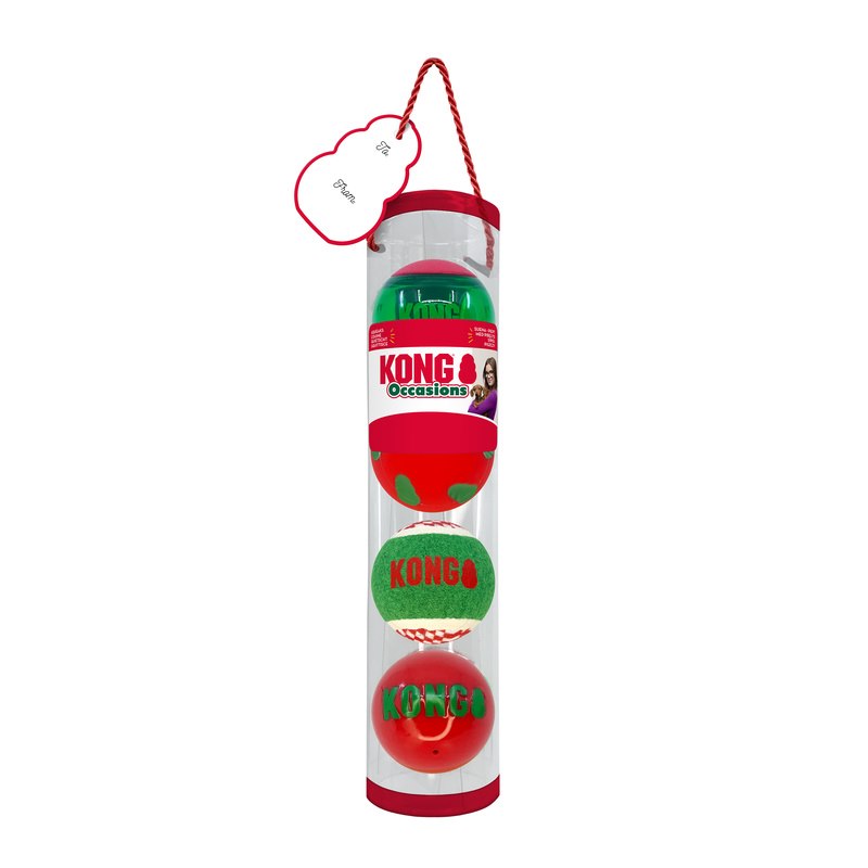 Kong Holiday Occas Ball – piłki dla psa M