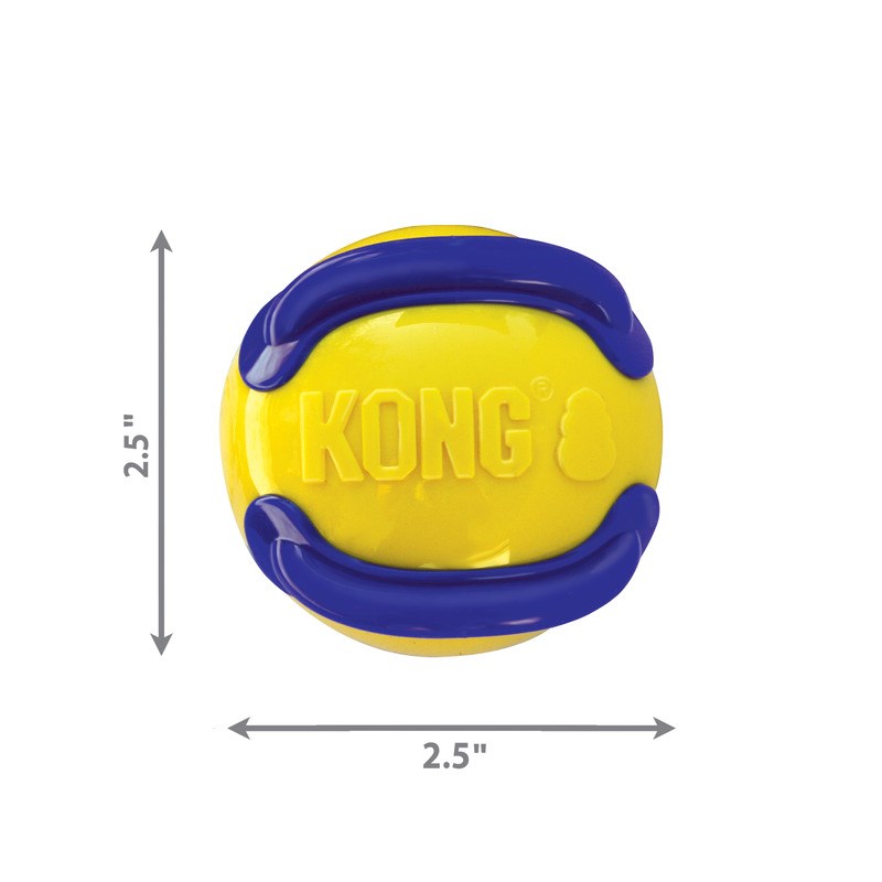 Kong Jaxx Brights Ball – pluszowa zabawka dla psa
